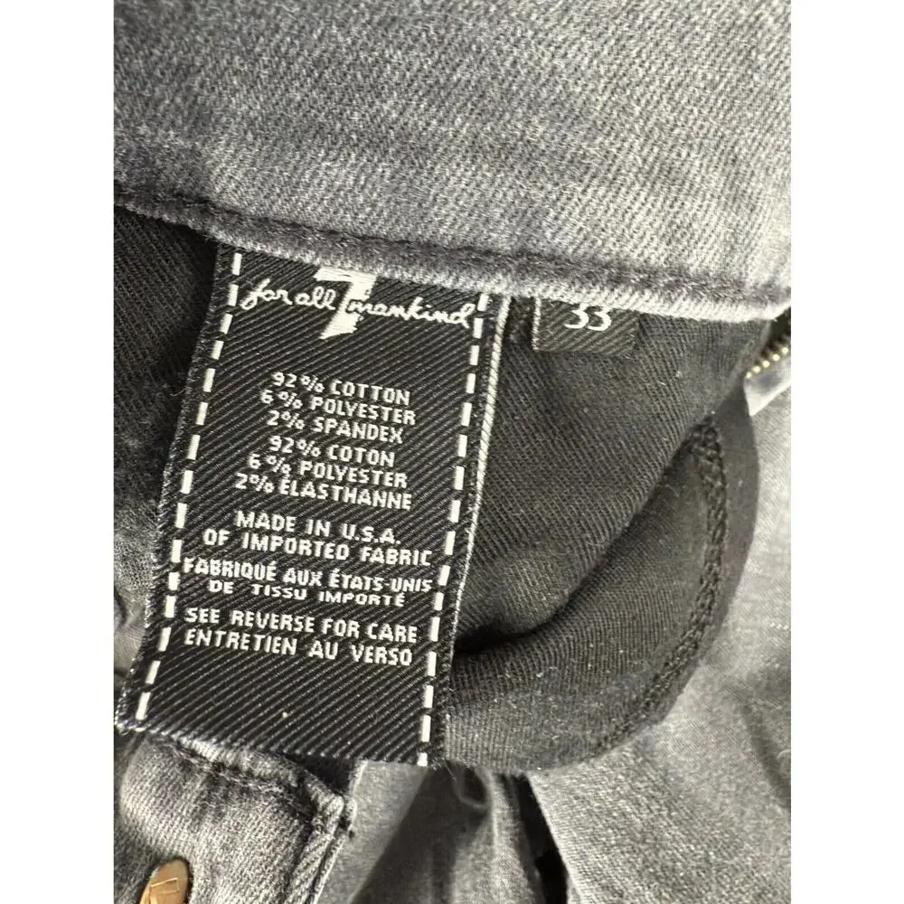 7 For All Mankind Luxe Performance‎ Mens Sz 33 Standard Jeans Straight (33x29)